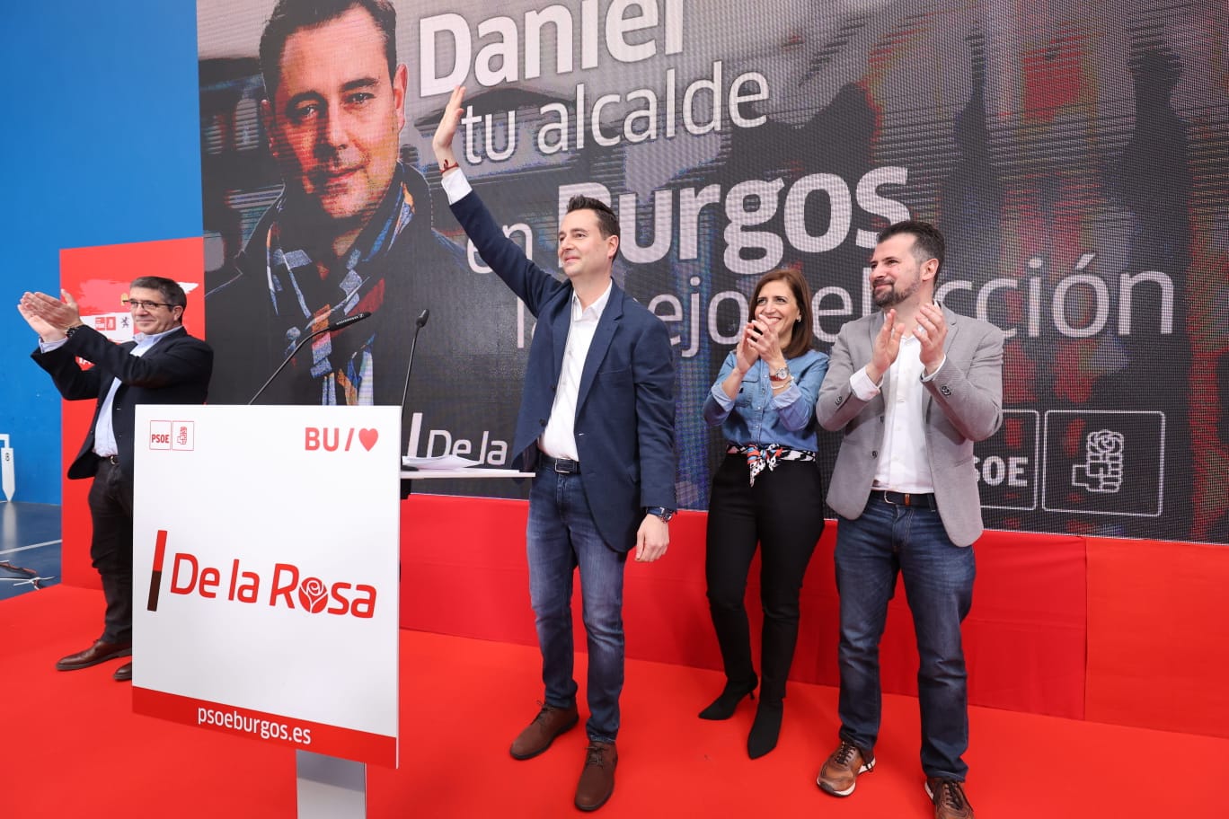 Daniel de la Rosa lidera una candidatura que tiene el objetivo de que Burgos siga teniendo un Gobierno de progreso